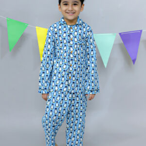 pure fabric cotton Night suit for boys